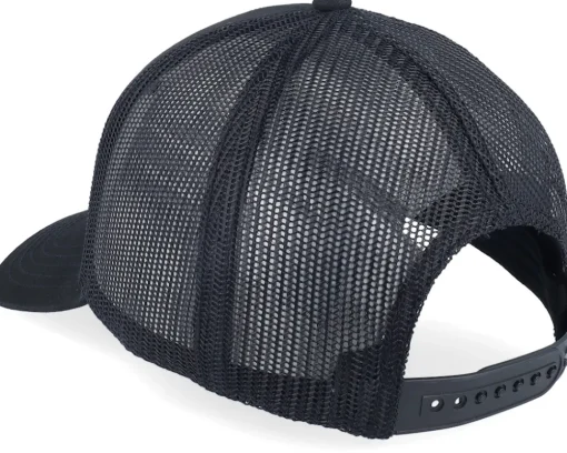 Trucker-American Needle De Lorean Mc Twill Valin Patch Black Trucker -