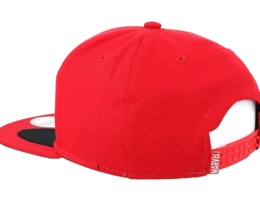 Snapback-Difuzed Deadpool Big Face Red Snapback -