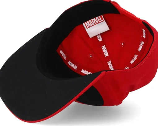 Snapback-Difuzed Deadpool Big Face Red Snapback -