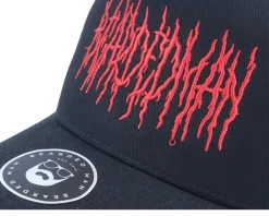 Adjustable-Bearded Man Death Metal Logo A-frame Adjustable - Black