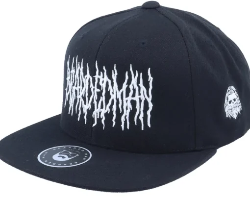 Adjustable-Bearded Man Death Metal Logo A-frame Adjustable - Black