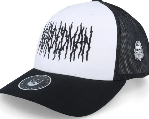 Adjustable-Bearded Man Death Metal Logo A-frame Adjustable - Black