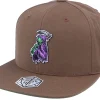 Snapback-Critiql Hit Death Reaper Color Patch Tan Brown Snapback