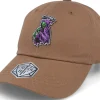 Dad Cap-Critiql Hit Death Reaper Color Patch Tan Dad Cap -