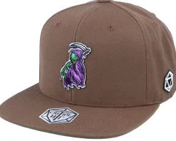 Snapback-Critiql Hit Death Reaper Color Patch Tan Brown Snapback