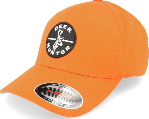 Flexfit-Hunter Deer Logo Patch Orange Flexfit -