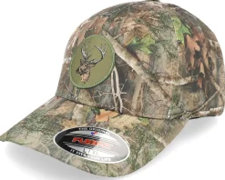 Hot Hunter Deer Patch Woven True Timber Kanati Flexfit -