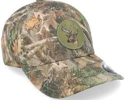 Hot Hunter Deer Patch Woven True Timber Kanati Flexfit -