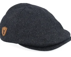 Outlet Wild Spirit Deer Shiled Patch Charcoal Wool Ivy Flat Cap -