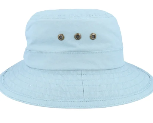 Best Stetson Delave Organic Cotton Dusk Blue Bucket -