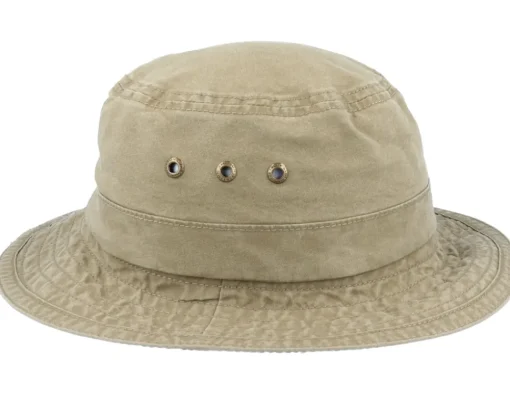 Hot Stetson Delave Organic Cotton Olive Bucket -