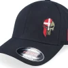 Flexfit-Army Head Denmark Army Skull Wooly Combed Flexfit - Black