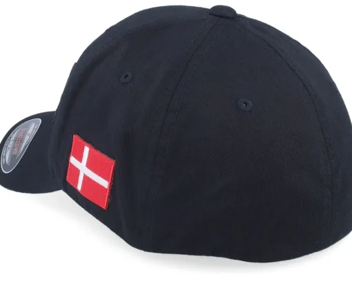 Flexfit-Army Head Denmark Army Skull Wooly Combed Flexfit - Black