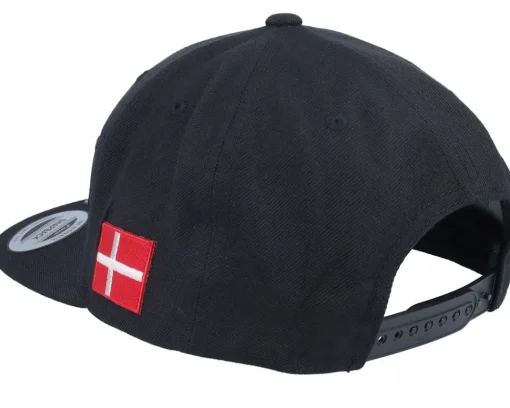 Snapback-Army Head Denmark Army Skull Snapback - Black
