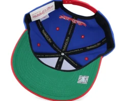 Adjustable-Mitchell & Ness Denver Nuggets All In 2.0 Pro /Red Adjustable - Blue