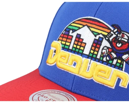 Adjustable-Mitchell & Ness Denver Nuggets All In 2.0 Pro /Red Adjustable - Blue