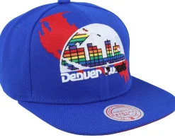 Snapback-Mitchell & Ness Denver Nuggets Paint By Number Hwc Snapback - Blue