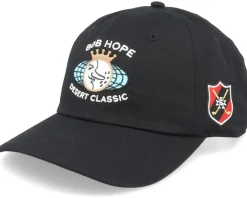 Dad Cap | Golf-American Needle Desert Classic Lightweight 19th Hole Golf Black Dad Cap -