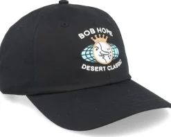 Dad Cap | Golf-American Needle Desert Classic Lightweight 19th Hole Golf Black Dad Cap -