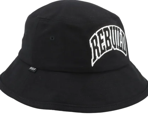 Online HUF Destroy Rebuild Black Bucket -