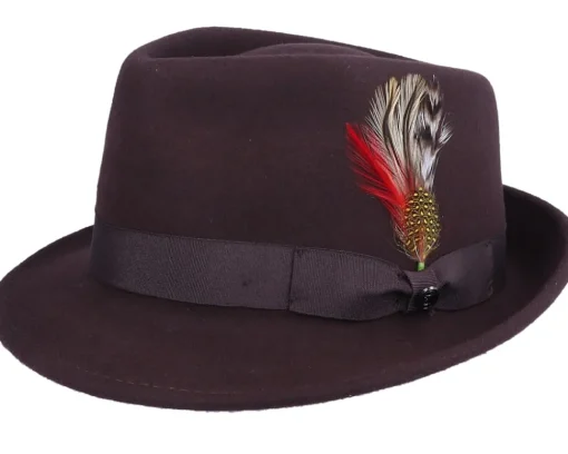 Fashion Jaxon & James Detroit Brown Trilby -
