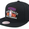 Snapback-Mitchell & Ness Detroit Pistons Back2back HWC Black Snapback -