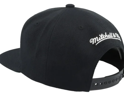 Snapback-Mitchell & Ness Detroit Pistons Back2back HWC Black Snapback -