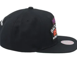 Snapback-Mitchell & Ness Detroit Pistons Back2back HWC Black Snapback -