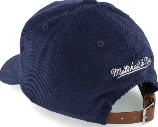 Adjustable-Mitchell & Ness Detroit Pistons Bad Boys Strapback Detroit Pistons Dark Navy -