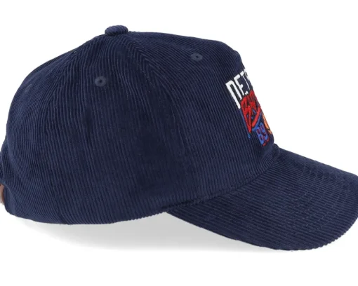 Adjustable-Mitchell & Ness Detroit Pistons Bad Boys Strapback Detroit Pistons Dark Navy -
