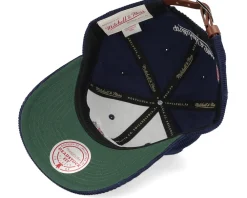 Adjustable-Mitchell & Ness Detroit Pistons Bad Boys Strapback Detroit Pistons Dark Navy -