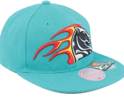 Snapback-Mitchell & Ness Detroit Pistons Dead Remix Deadstock Teal Snapback - Blue