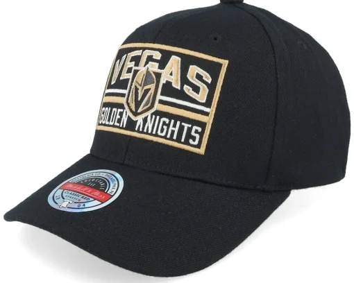 Adjustable-Mitchell & Ness Detroit Red Wings Horizon Patch Classic Red Adjustable - Black