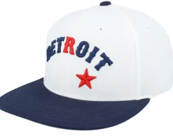 Snapback-American Needle Detroit Stars Archive 400 Ivory/Navy Snapback -