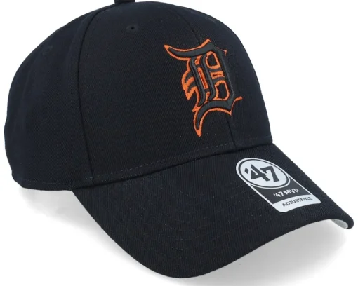 Adjustable-47 Brand Detroit Tigers Mvp Black Adjustable -