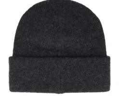 Fashion J.Lindeberg Diamond Alpaca Mix Hat Black Melange Cuff -