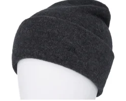 Fashion J.Lindeberg Diamond Alpaca Mix Hat Black Melange Cuff -