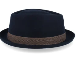 Discount Stetson Diamond Woolfelt Midnight Blue Pork Pie -