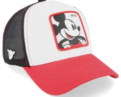 Trucker-Capslab Disney Mickey White/Red/Black Trucker -