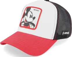 Trucker-Capslab Disney Mickey White/Red/Black Trucker -