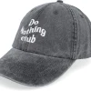 Dad Cap-Iconic Do Nothing Club Washed Dad Cap - Black