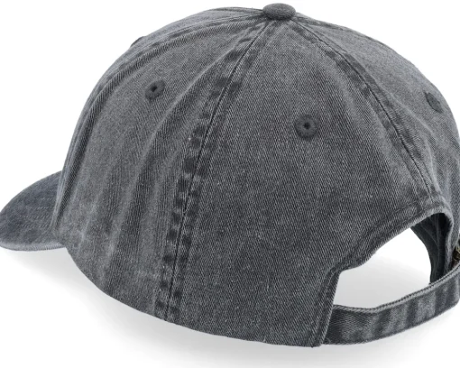 Dad Cap-Iconic Do Nothing Club Washed Dad Cap - Black
