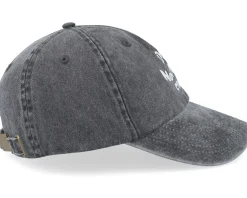 Dad Cap-Iconic Do Nothing Club Washed Dad Cap - Black
