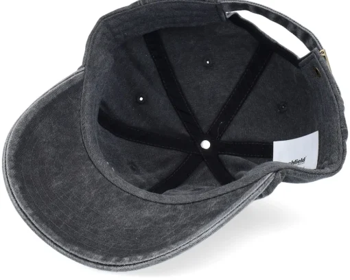 Dad Cap-Iconic Do Nothing Club Washed Dad Cap - Black