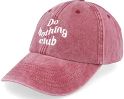 Dad Cap-Iconic Do Nothing Club Washed Dad Cap - Black
