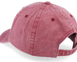 Dad Cap-Iconic Do Nothing Club Washed Dad Cap - Red