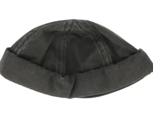 New Stetson Docker Co/Pe Black Short Beanie -