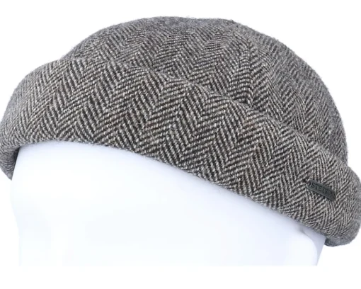 Best Stetson Docker Wool Herringbone Grey Docker -