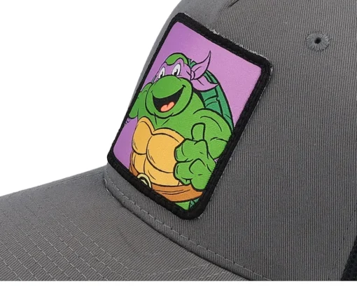 Trucker-TMNT Donatello Box /Black A-Frame Trucker - Grey