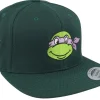 Snapback-TMNT Donatello Face Dark Snapback - Green